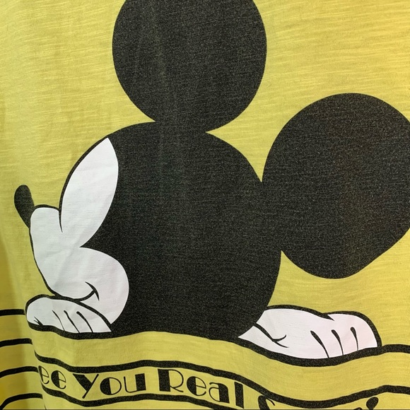 Disney Mickey Mouse See Ya Real Soon SS Tee Shirt - Picture 8 of 9